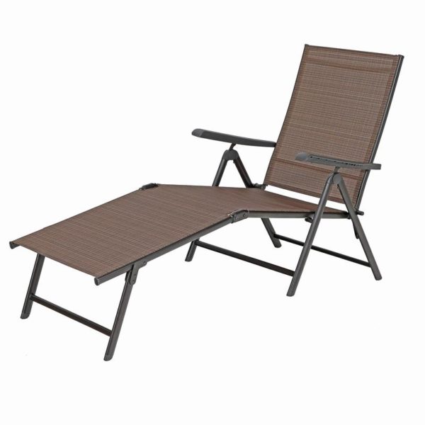5 Stages Adjustable Patio Folding Metal