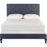 Harvey Upholstered Bed Navy
