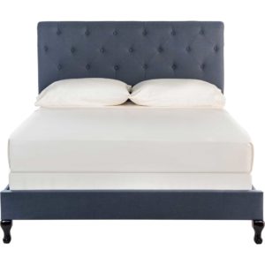 Harvey Upholstered Bed Navy