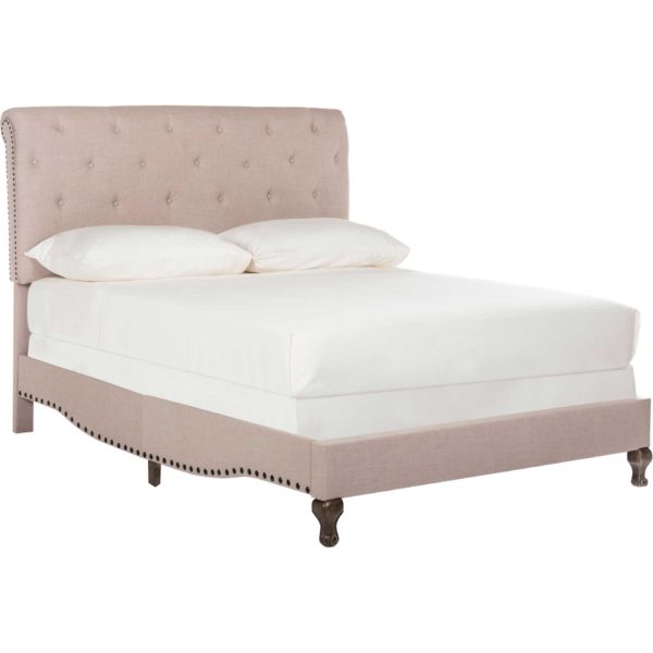Harvey Upholstered Bed Taupe