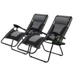 Padded Zero Gravity Patio Lounge Chairs