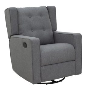 HOMCOM Living Room Chair Recliner Linen Fabric
