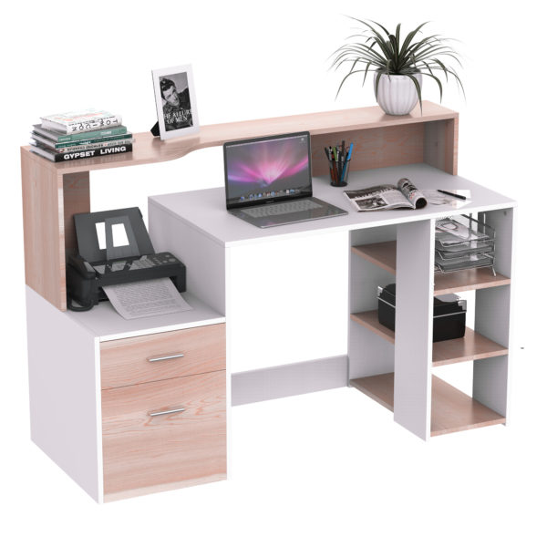 HomCom Furniture 55" Multi-Level Modern Design Home