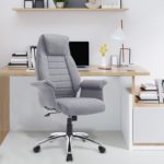 Homcom Ergonomic Office Chair Fabric Executive Leisure