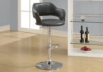 Monarch Contemporary PU Leather Curved Seat Back