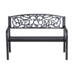 Outsunny 2 Seater 50" Steel Welcoming Vines