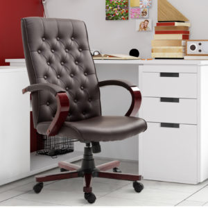 Vinsetto High Back Office Chairs Faux Leather